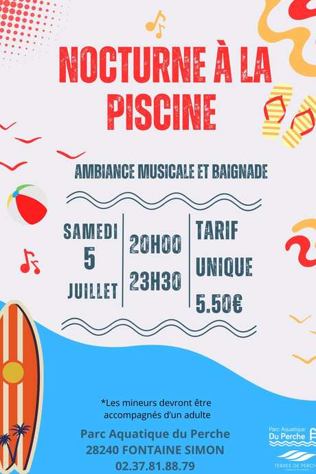 Nocturne à la piscine