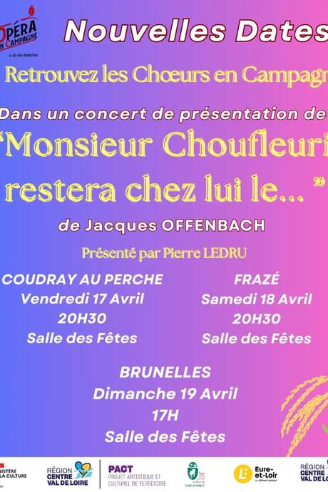 Choeurs en campagne dans "Monsieur Choufleuri restera chez lui le..."