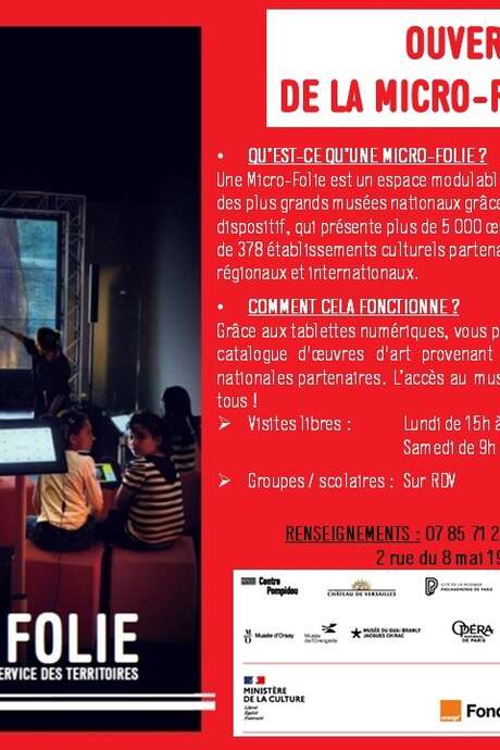 Ouverture de la Micro-folie à Frazé