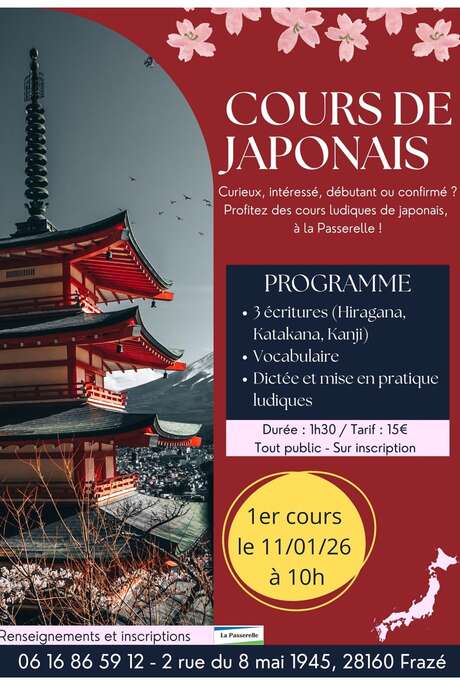 Cours de Japonais