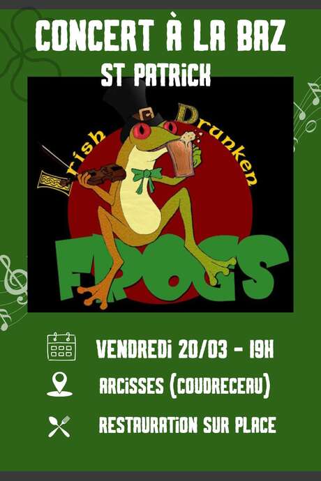 Soirée Saint-Patrick à La BAZ