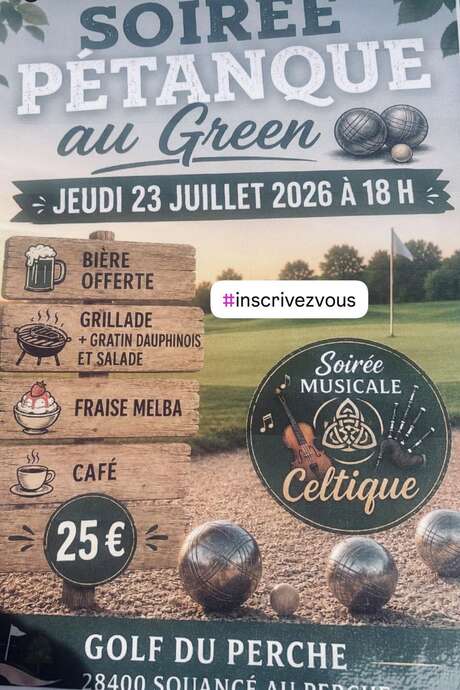 Soirée pétanque au Green