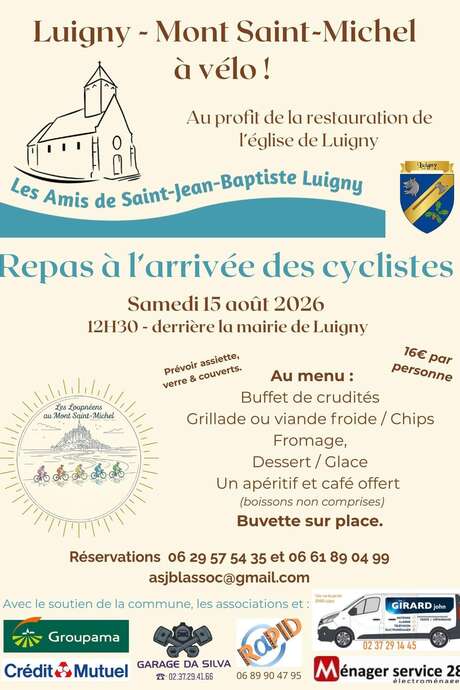 Luigny au Mont-Saint-Michel à vélo