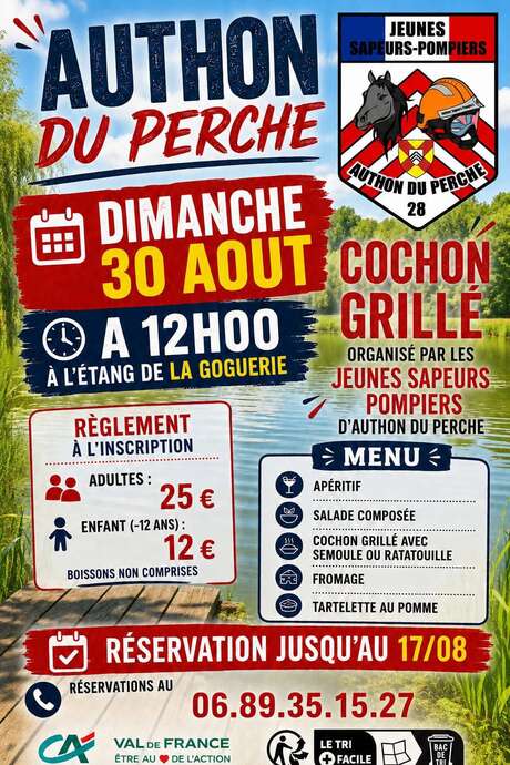 Cochon grillé par les jeunes sapeurs pompiers - 2026