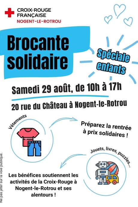 Brocante solidaire de la Croix Rouge - 2026