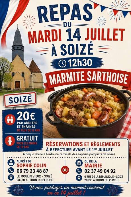Repas du 14 Juillet de Soizé