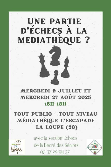 Une partie d'échecs à la médiathèque ?