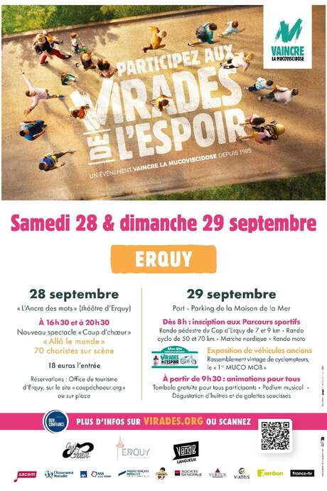 Virades de l’Espoir : Coup d'Choeur - Spectacle en chansons