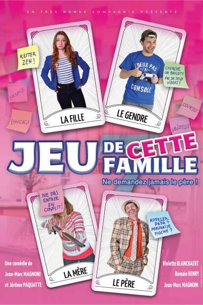 Théâtre/comédie : "Jeu de cette famille"