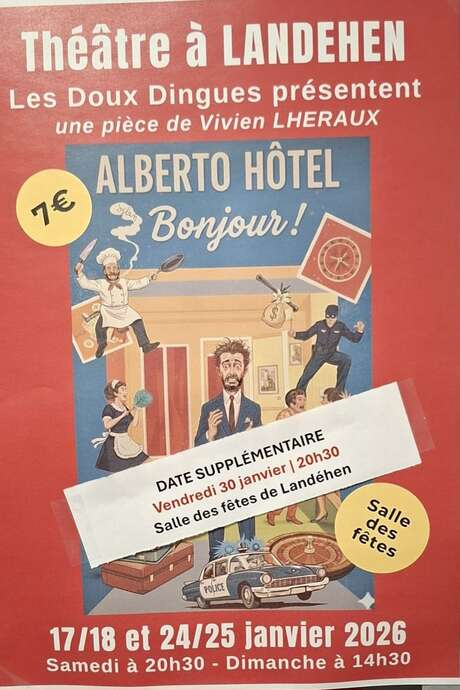 Théâtre - "Alberto Hôtel bonjour !"