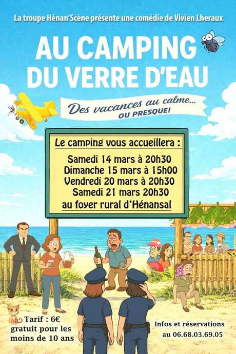 Théâtre - "Au camping du verre d'eau"