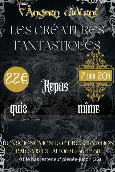 Mystères et Créatures : Une soirée Hors du Temps