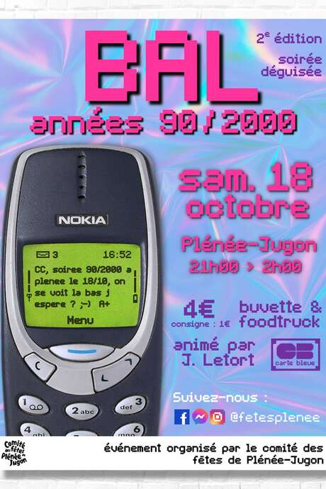 Bal costumé années 90/2000