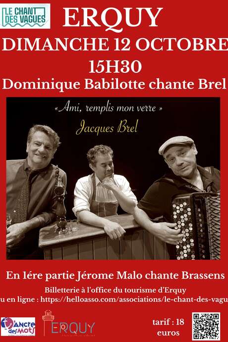 Le Chant des Vagues : Dominique Babilotte chante Brel