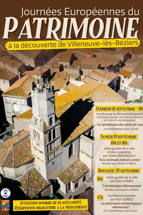 JOURNEES DU PATRIMOINE - VISITE GUIDEE JOURNEES DU PATRIMOINE - VISITE GUIDEE