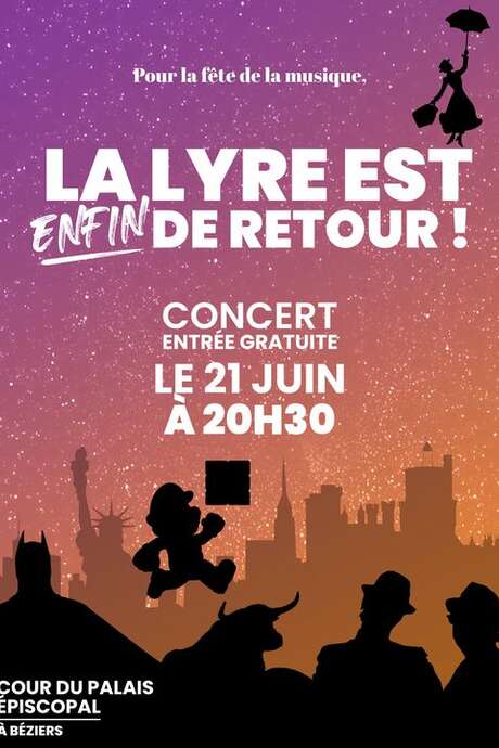 FETE DE LA MUSIQUE - LA LYRE BITTEROISE EST DE RETOUR FETE DE LA MUSIQUE - LA LYRE BITTEROISE EST DE RETOUR