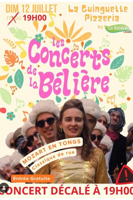 Concert de "Mozart en Tongs" - Guinguette de La Bélière