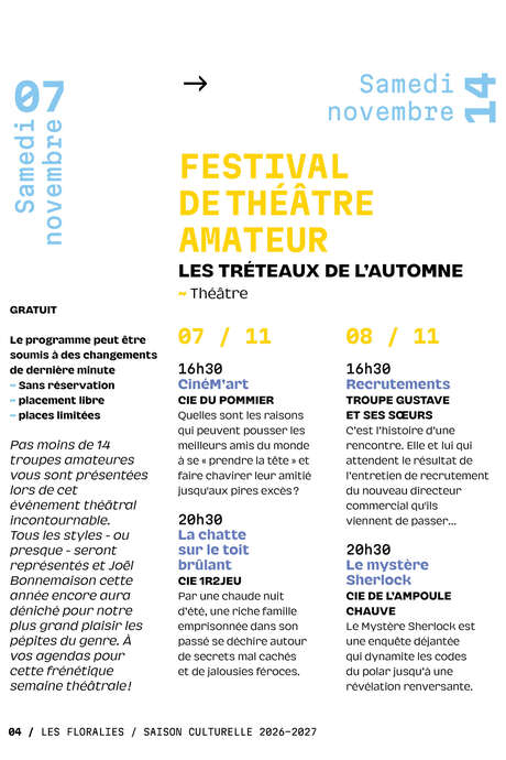 Festival du Théâtre amateur