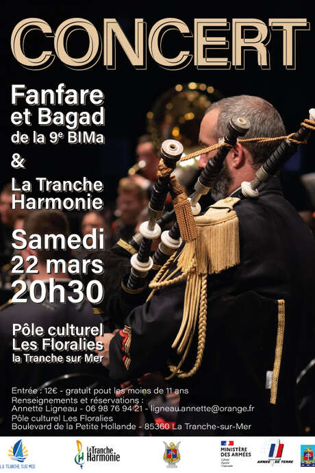 Fanfare et Bagad de la 9ème BIMa & La Tranche Harmonie