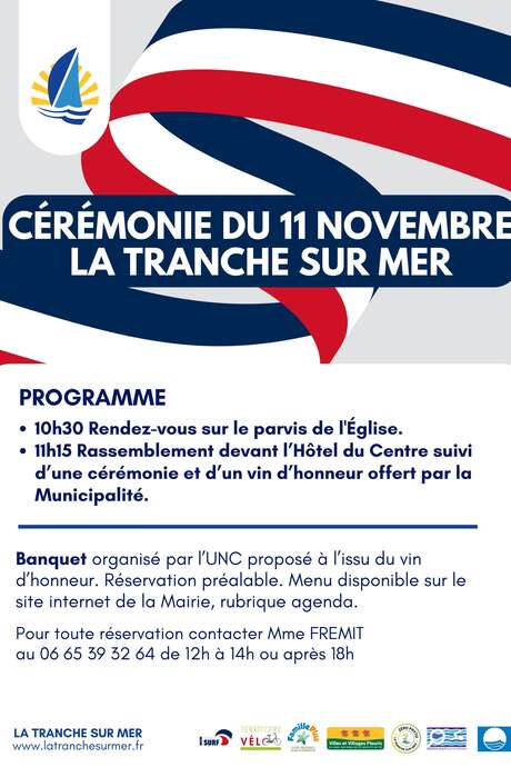 Cérémonie du 11 novembre Cérémonie du 11 novembre