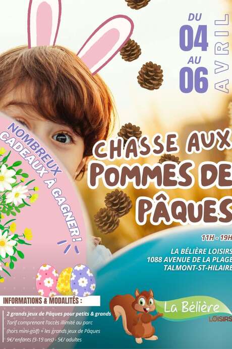 Chasse aux pommes de Pâques