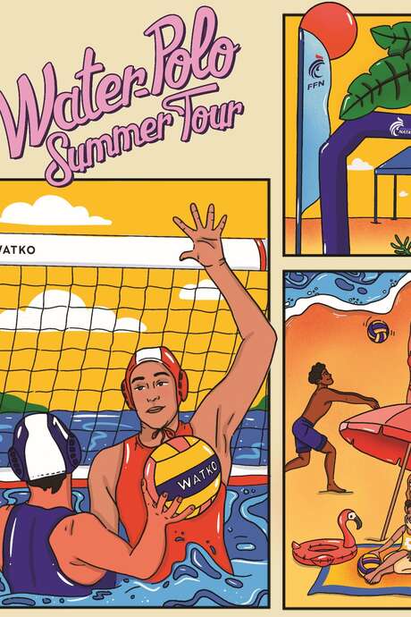 Découverte du waterpolo et de la nage en mer avec la FFNatation