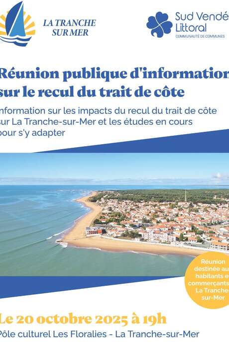 Réunion publique d'information sur le recul du trait de côte
