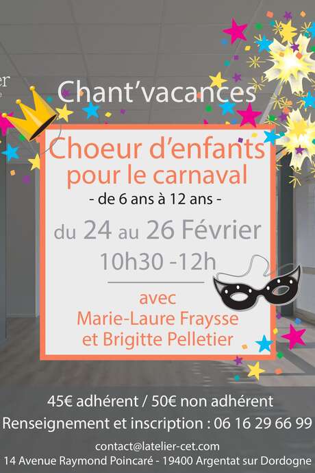 Chant'vacances : Chœur d'enfants pour le Carnaval