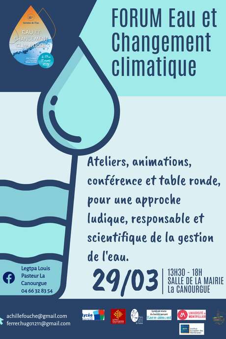 FORUM EAUX ET CHANGEMENTS CLIMATIQUES