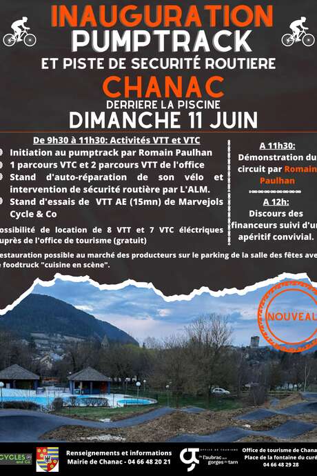 INAUGURATION DU PUMPTRACK ET DE LA PISTE DE SÉCURITÉ ROUTIÈRE