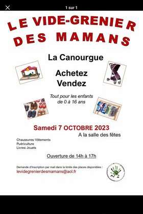 VIDE GRENIERS DES MAMANS