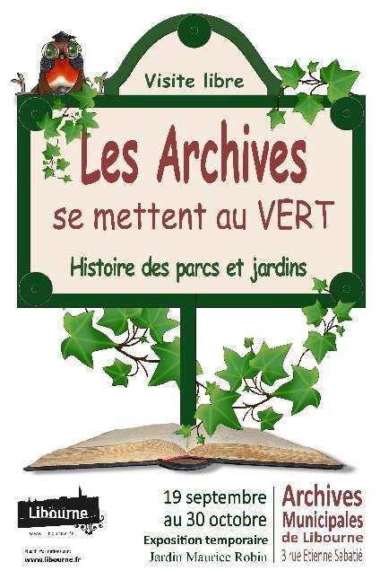 Les archives se mettent au vert - Histoire des parcs et jardins Les archives se mettent au vert - Histoire des parcs et jardins