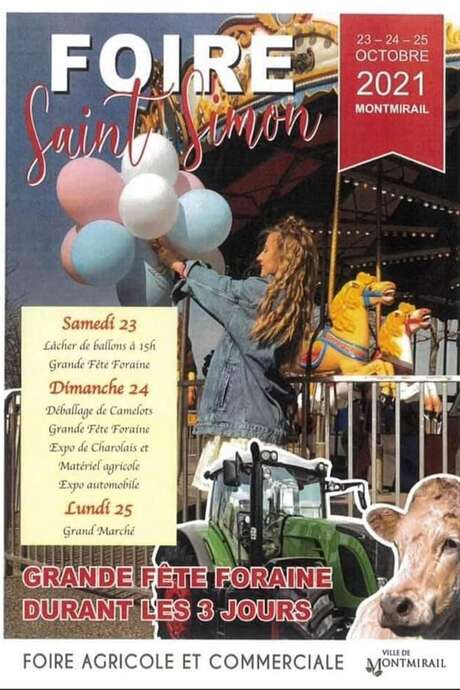 Foire Saint Simon MONTMIRAIL Foire Saint Simon MONTMIRAIL