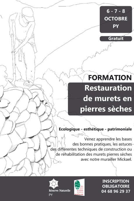 RESTAURATION DE MURETS EN PIERRES SÈCHES RESTAURATION DE MURETS EN PIERRES SÈCHES