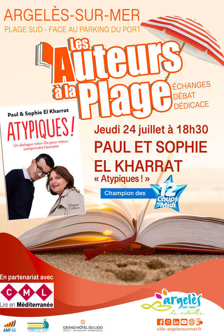 AUTEURS À LA PLAGE : PAUL ET SOPHIE EL KHARRAT "ATYPIQUES!"