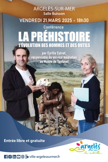 CONFÉRENCE ÉVOLUTION DE L'HOMME ET DES OUTILS