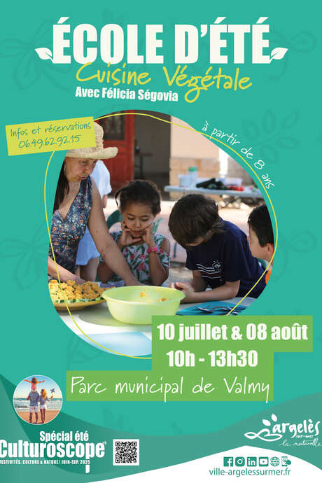 ECOLE D'ETE  : CUISINE VÉGÉTALE