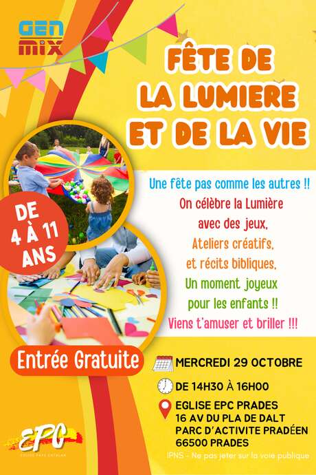 FÊTE DE LA LUMIÈRE ET DE LA VIE