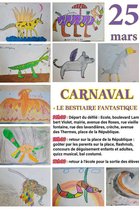 CARNAVAL "LE BESTIAIRE FANTASTIQUE"