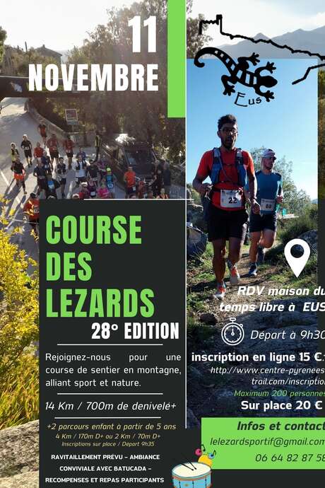 28E ÉDITION DE LA COURSE DES LÉZARDS