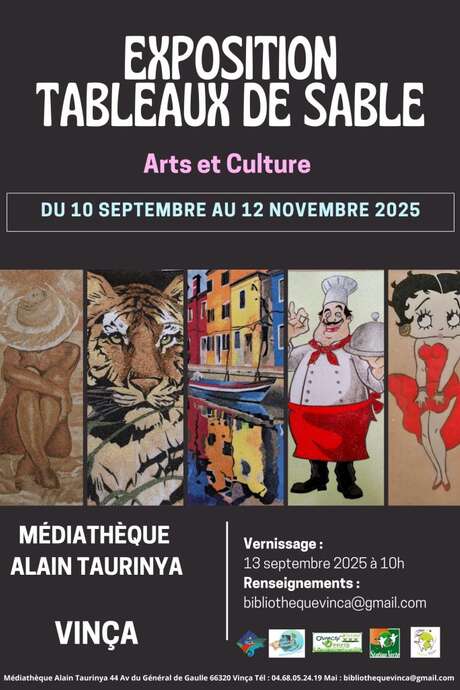 EXPOSITION TABLEAUX DE SABLE