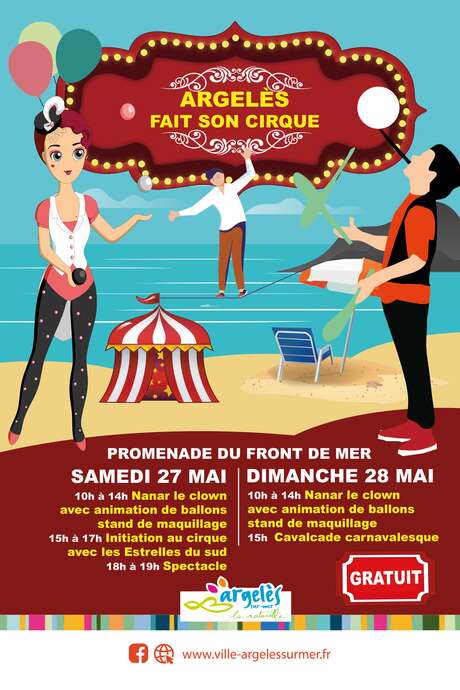 ARGELES FAIT SON CIRQUE