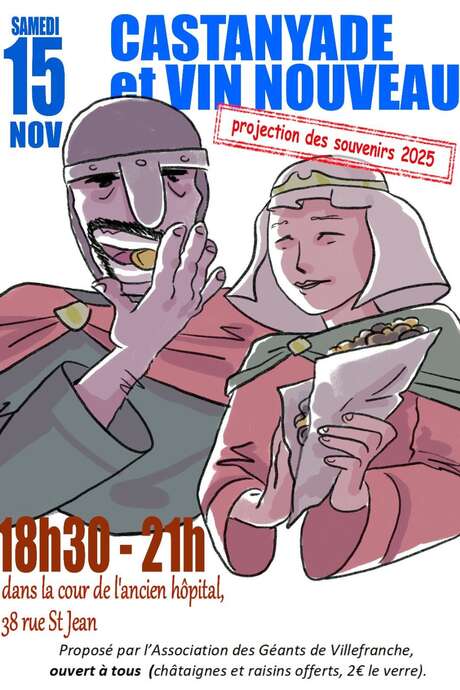 CASTANYADE ET VIN NOUVEAU