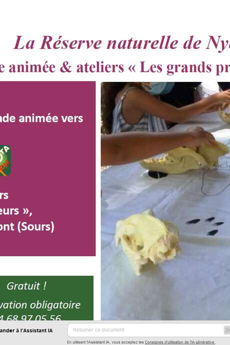 FESTIVAL NATURE : RANDONNEE POUR TOUS, LES GRANDS PREDATEURS