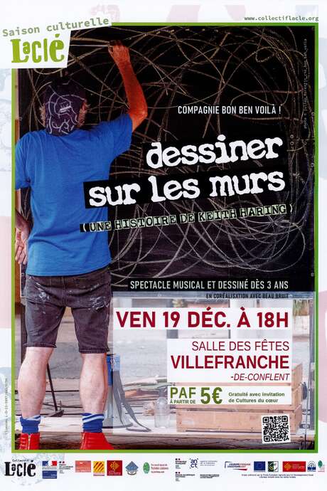 SPECTACLE DESSINER SUR LES MURS (UNE HISTOIRE DE KEITH HARRING)