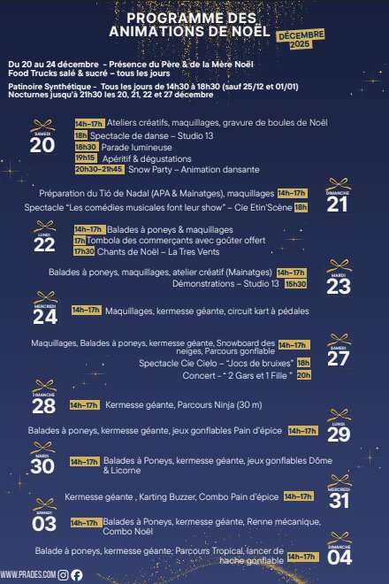LE NOËL DE PRADES!