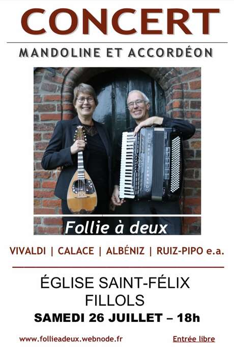 CONCERT : MANDOLINE ET ACCORDÉON