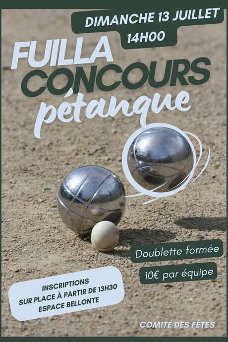 CONCOURS DE PÉTANQUE