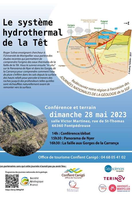 CONFERENCE : LE SYSTEME HYDROTHERMAL DE LA TÊT