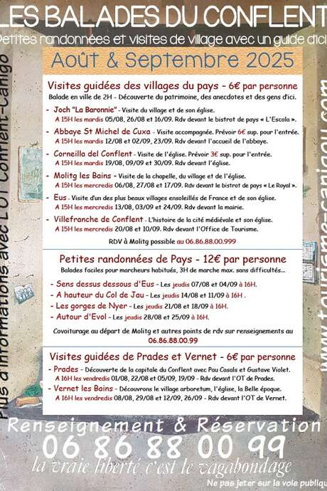 LES BALADES DU CONFLENT "A HAUTEUR DU COL DE JAU"